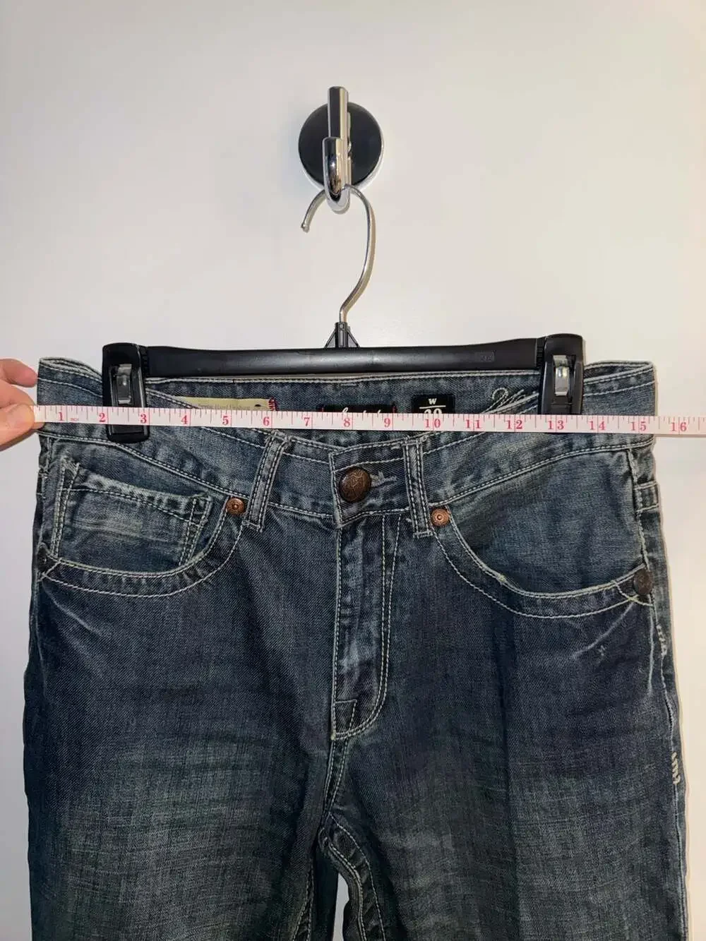 Marc Ecko Standard Fit Embroidered Wing Jeans Size 30